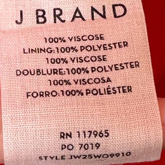 J Brand | Mina Dress Masai Masa V-Neck Side Hip Pockets Asymmetrical Mini Dress - Picture 16 of 16